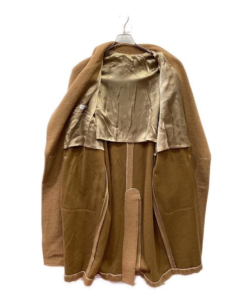 EMPORIO ARMANI（エンポリオアルマーニ）EMPORIO ARMANI (エンポリオアルマーニ) ウールコート ブラウン サイズ:48の古着・服飾アイテム