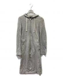 COMME des GARCONS HOMME PLUS（コムデギャルソンオムプリュス）の古着「バッグスタッズジップパーカー」｜グレー