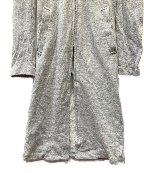 COMME des GARCONS HOMME PLUS（コムデギャルソンオムプリュス）COMME des GARCONS HOMME PLUS (コムデギャルソンオムプリュス) バッグスタッズジップパーカー グレー サイズ:XSの古着・服飾アイテム