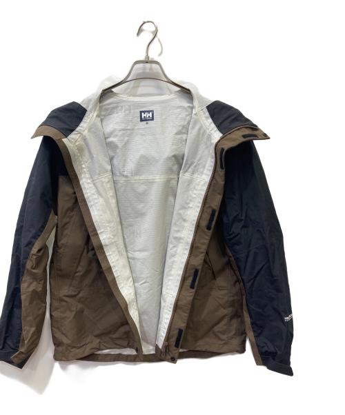 HELLY HANSEN（ヘリーハンセン）HELLY HANSEN (ヘリーハンセン) スカンザライトジャケット ブラウン×ブラック サイズ:Mの古着・服飾アイテム