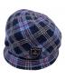 Vivienne Westwood (ヴィヴィアンウエストウッド) チェック オーブ クロッシェ帽子 ネイビー サイズ:SMサイズ：8000円