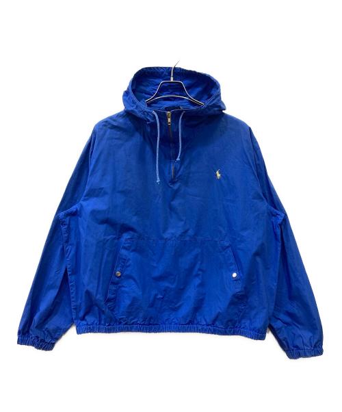 POLO RALPH LAUREN（ポロ・ラルフローレン）POLO RALPH LAUREN (ポロ・ラルフローレン) 90'Sアノラックパーカー ブルー サイズ:Ｌの古着・服飾アイテム