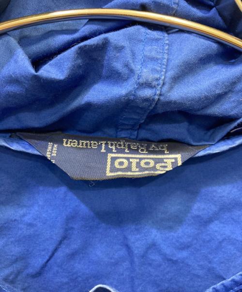 POLO RALPH LAUREN（ポロ・ラルフローレン）POLO RALPH LAUREN (ポロ・ラルフローレン) 90'Sアノラックパーカー ブルー サイズ:Ｌの古着・服飾アイテム
