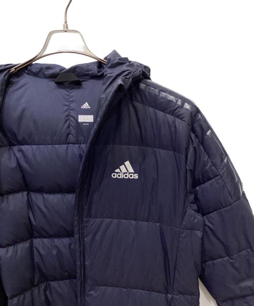 adidas（アディダス）adidas (アディダス) ダウンコート ネイビー サイズ:Lの古着・服飾アイテム