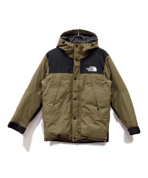 THE NORTH FACE（ザ ノース フェイス）THE NORTH FACE (ザ ノース フェイス) マウンテンダウンジャケット カーキ×ブラック サイズ:Mの古着・服飾アイテム