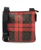 COACHコーチ）の古着「ショルダーバッグ」｜レッド