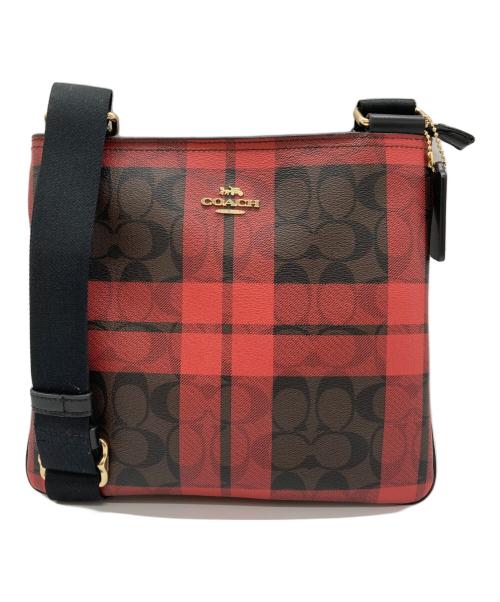 COACH（コーチ）COACH (コーチ) ショルダーバッグ レッドの古着・服飾アイテム