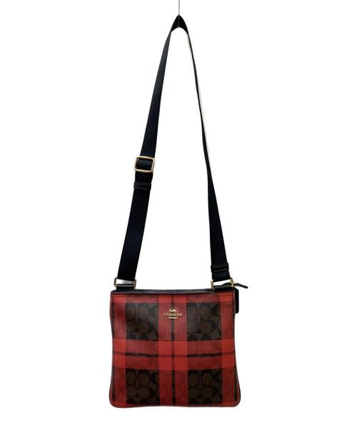 COACH（コーチ）COACH (コーチ) ショルダーバッグ レッドの古着・服飾アイテム