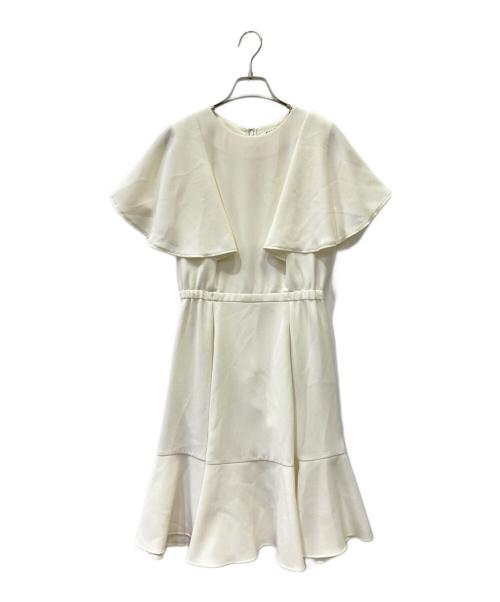 Snidel（スナイデル）Snidel (スナイデル) ジョーゼットミニフレアワンピース ホワイト サイズ:Sの古着・服飾アイテム