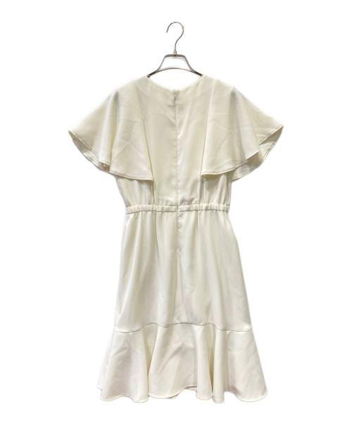 Snidel（スナイデル）Snidel (スナイデル) ジョーゼットミニフレアワンピース ホワイト サイズ:Sの古着・服飾アイテム