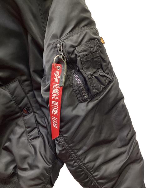 ALPHA INDUSTRIES（アルファインダストリーズ）ALPHA INDUSTRIES (アルファインダストリーズ) N-2Bフライトジャケット ブラック サイズ:XLの古着・服飾アイテム