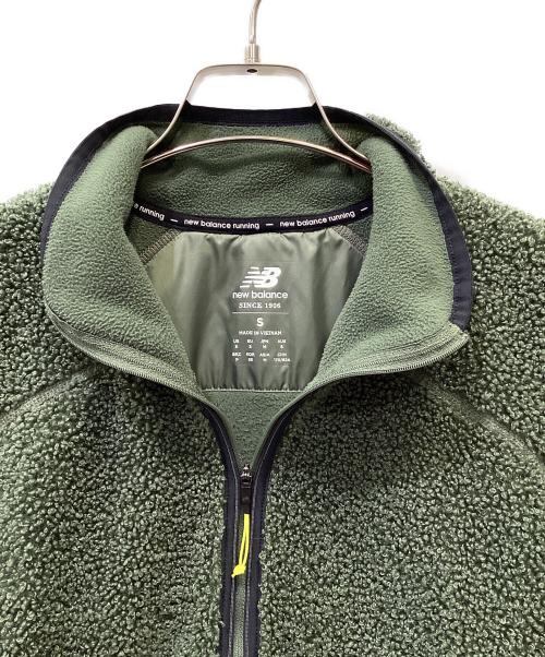 NEW BALANCE（ニューバランス）NEW BALANCE (ニューバランス) フリースジャケット グリーン サイズ:Sの古着・服飾アイテム