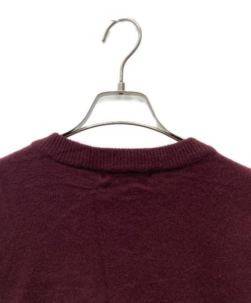 COCODEAL（ココディール）COCODEAL (ココディール) ニットショートカーディガン ボルドー サイズ:2の古着・服飾アイテム