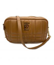 BURBERRY（バーバリー）の古着「Ⅼolaキルティングショルダーバッグ」｜ブラウン