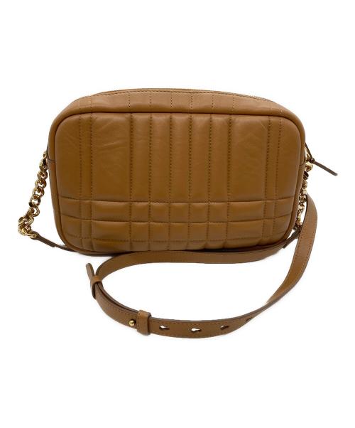BURBERRY（バーバリー）BURBERRY (バーバリー) Ⅼolaキルティングショルダーバッグ ブラウンの古着・服飾アイテム