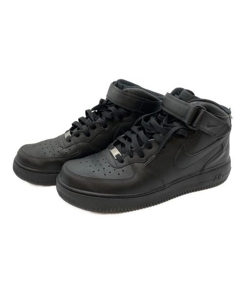 NIKE（ナイキ）NIKE (ナイキ) AIR FORCE 1 MID 07 ブラック サイズ:28.5の古着・服飾アイテム