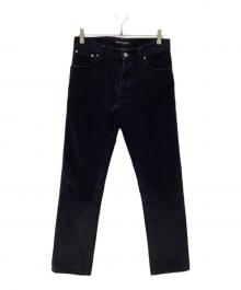 NUDIE JEANS（ヌーディー・ジーンズ）の古着「コーデュロイパンツ」｜ブラック