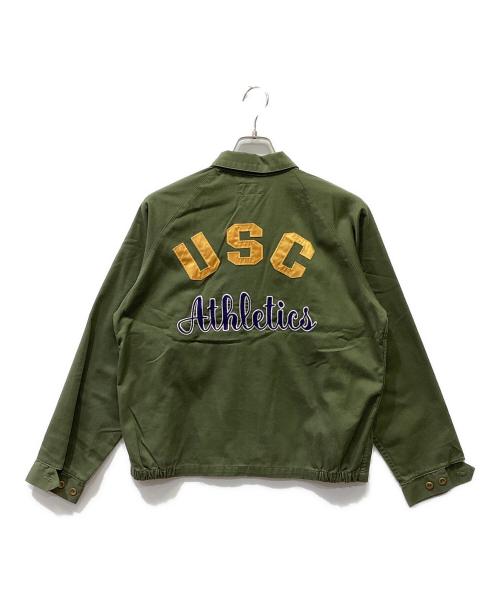 SUGAR CANE（シュガーケーン）SUGAR CANE (シュガーケーン) ジップアップジャケット グリーン サイズ:38Rの古着・服飾アイテム
