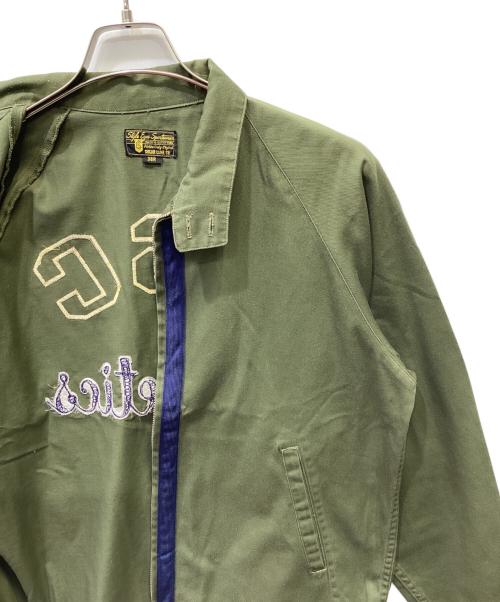 SUGAR CANE（シュガーケーン）SUGAR CANE (シュガーケーン) ジップアップジャケット グリーン サイズ:38Rの古着・服飾アイテム