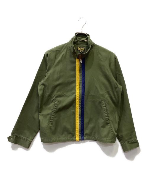 SUGAR CANE（シュガーケーン）SUGAR CANE (シュガーケーン) ジップアップジャケット グリーン サイズ:38Rの古着・服飾アイテム