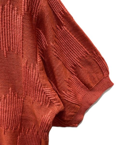 Yves Saint Laurent（イヴサンローラン）Yves Saint Laurent (イヴサンローラン) ニットポロシャツ レッド サイズ:-の古着・服飾アイテム