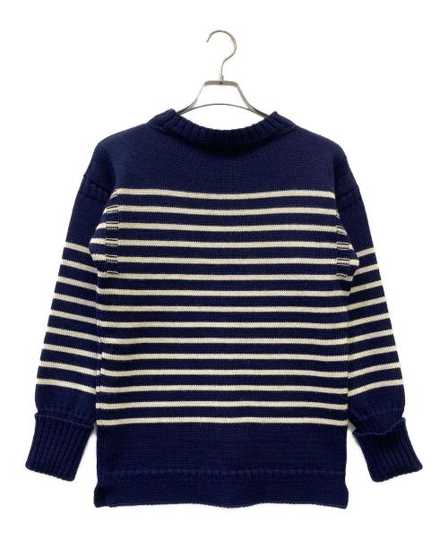 GUERNSEY WOOLLENS（ガンジーウーレンズ）GUERNSEY WOOLLENS (ガンジーウーレンズ) ニット ネイビー サイズ:36の古着・服飾アイテム