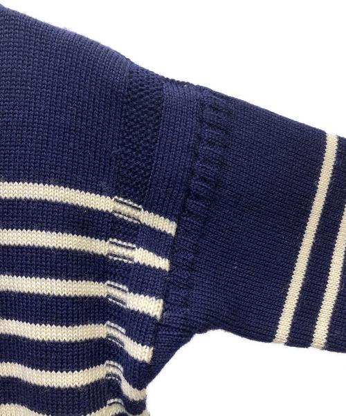 GUERNSEY WOOLLENS（ガンジーウーレンズ）GUERNSEY WOOLLENS (ガンジーウーレンズ) ニット ネイビー サイズ:36の古着・服飾アイテム