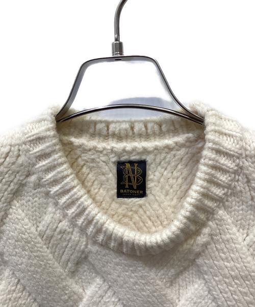 BATONER（バトナ―）BATONER (バトナ―) ニット アイボリー サイズ:2の古着・服飾アイテム