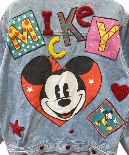 MICKEY&CO（ミッキー アンド コー）MICKEY&CO (ミッキー アンド コー) Vintage MICKEY デニムジャケット アイスブルー サイズ:不明の古着・服飾アイテム