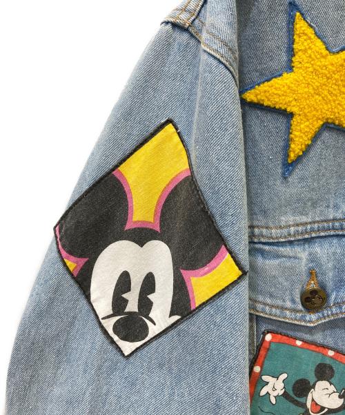 MICKEY&CO（ミッキー アンド コー）MICKEY&CO (ミッキー アンド コー) Vintage MICKEY デニムジャケット アイスブルー サイズ:不明の古着・服飾アイテム