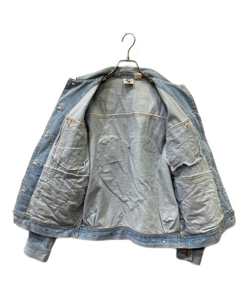 MICKEY&CO（ミッキー アンド コー）MICKEY&CO (ミッキー アンド コー) Vintage MICKEY デニムジャケット アイスブルー サイズ:不明の古着・服飾アイテム