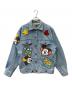 MICKEY&CO（ミッキー アンド コー）の古着「Vintage MICKEY デニムジャケット」｜アイスブルー