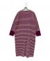 harriss (ハリス) ボーダーワンピース パープル サイズ:３６ 未使用品：5000円