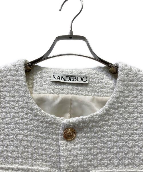 RANDEBOO（ランデブー）RANDEBOO (ランデブー) ジャケット ホワイト サイズ:Freeの古着・服飾アイテム