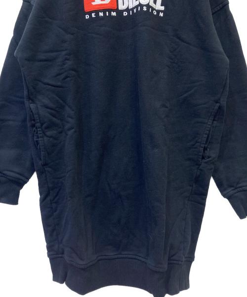 DIESEL（ディーゼル）DIESEL (ディーゼル) スウェットワンピース ブラック サイズ:XSの古着・服飾アイテム