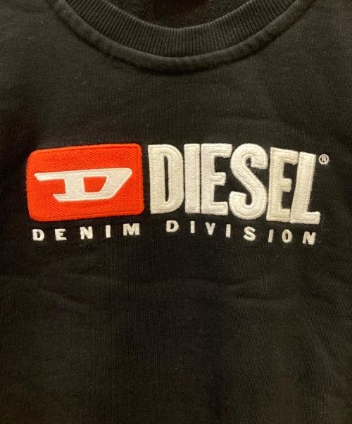 DIESEL（ディーゼル）DIESEL (ディーゼル) スウェットワンピース ブラック サイズ:XSの古着・服飾アイテム