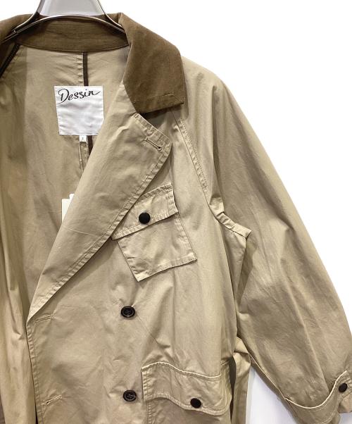 Dessin（デッサン）Dessin (デッサン) ロングコート ブラウン サイズ:2 未使用品の古着・服飾アイテム