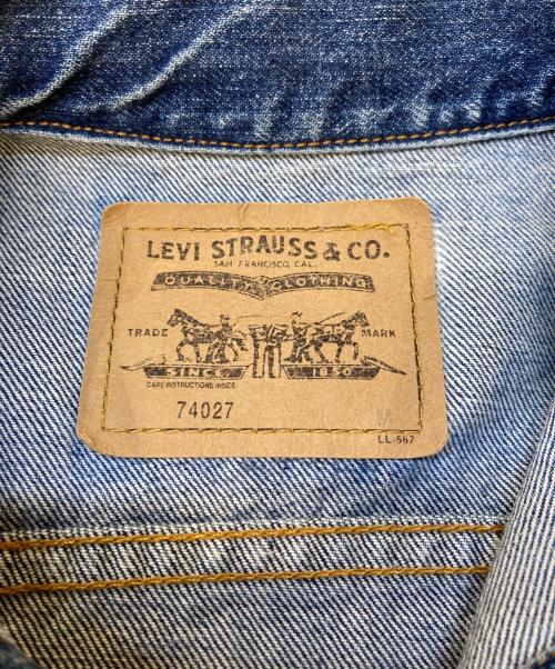 LEVI'S（リーバイス）LEVI'S (リーバイス) デニムトラッカージャケット インディゴブルー サイズ:Мの古着・服飾アイテム