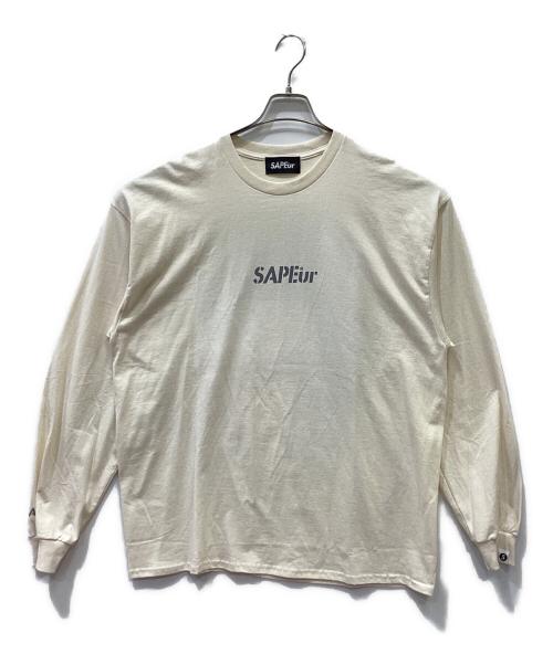 SAPEur（サプール）SAPEur (サプール) ロングスリーブカットソー アイボリー サイズ:-の古着・服飾アイテム