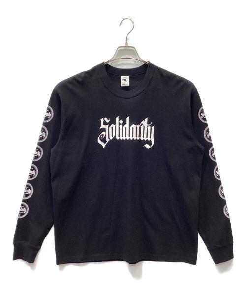 RATS SOLIDARITY（ラッツ）RATS SOLIDARITY (ラッツ) ロングスリーブカットソー ブラック サイズ:Lの古着・服飾アイテム