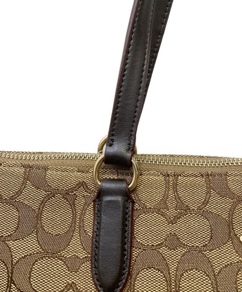 COACH（コーチ）COACH (コーチ) シグネチャー トートバッグ ブラウンの古着・服飾アイテム