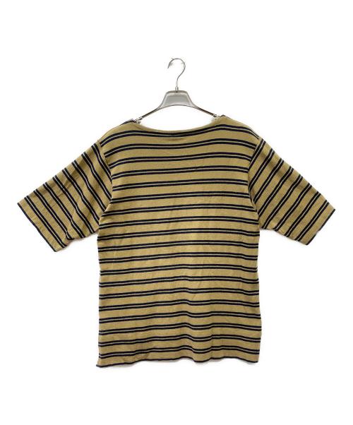 Acne studios（アクネ ストゥディオス）Acne studios (アクネ ストゥディオス) ボーダーカットソー ブラウン×ネイビー サイズ:Mの古着・服飾アイテム