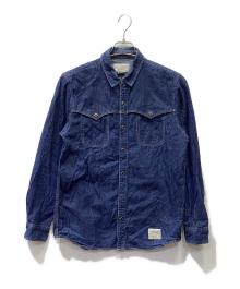 NEIGHBORHOOD（ネイバーフッド）の古着「デニムシャツ」｜ネイビー