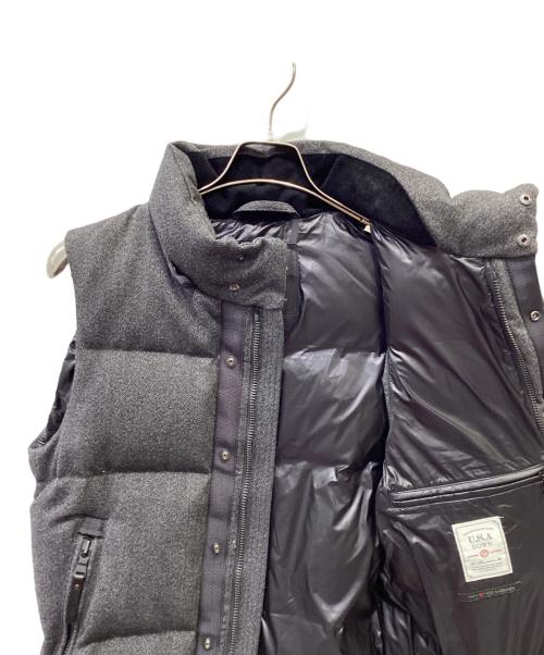 nano・universe（ナノ・ユニバース）nano・universe (ナノ・ユニバース) ダウンベスト グレー サイズ:Sの古着・服飾アイテム