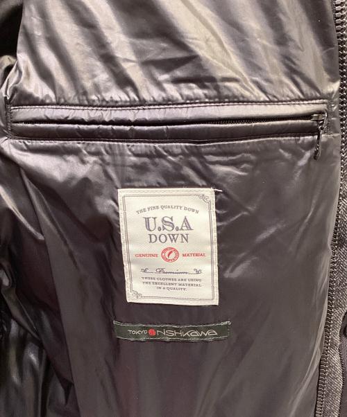 nano・universe（ナノ・ユニバース）nano・universe (ナノ・ユニバース) ダウンベスト グレー サイズ:Sの古着・服飾アイテム