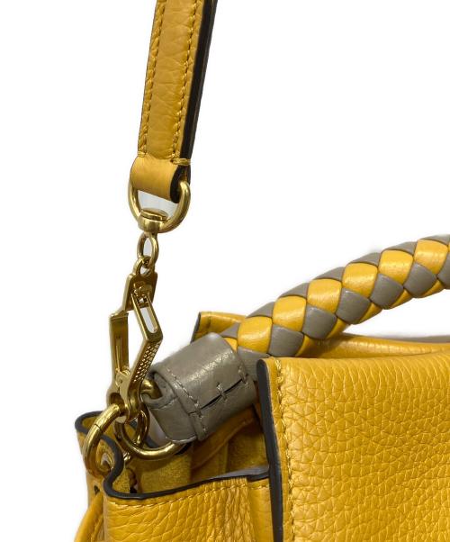 MULBERRY（マルベリー）MULBERRY (マルベリー) 2WAYショルダーバッグ イエローの古着・服飾アイテム