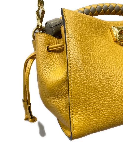 MULBERRY（マルベリー）MULBERRY (マルベリー) 2WAYショルダーバッグ イエローの古着・服飾アイテム