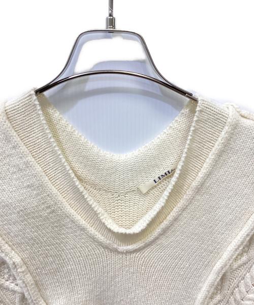 LIMI feu（リミフゥ）LIMI feu (リミフゥ) ウールニット アイボリー サイズ:-の古着・服飾アイテム