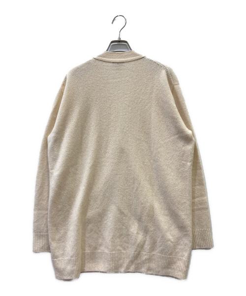 SUNSPEL（サンスペル）SUNSPEL (サンスペル) ラムウールニットカーディガン ベージュ サイズ:Mの古着・服飾アイテム