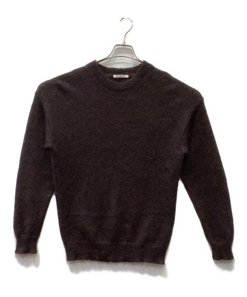 AURALEE（オーラリー）AURALEE (オーラリー) スーパーキッドモヘアニット ブラウン サイズ:3の古着・服飾アイテム